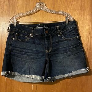 American Eagle Dark Wash Denim Shorts
